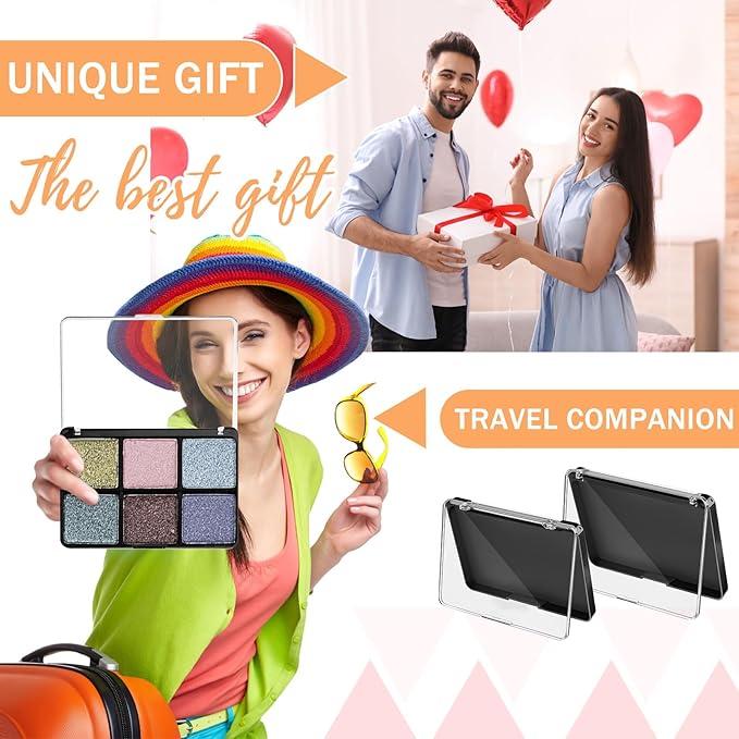 6 Pcs Empty Magnetic Makeup Palette with Clear