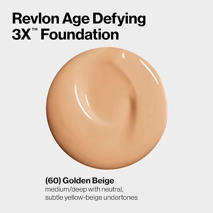 Revlon Age Defying 3X Makeup Foundation, Firming, Lifting fl oz