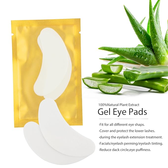 100pairs eyelash extension gel patches