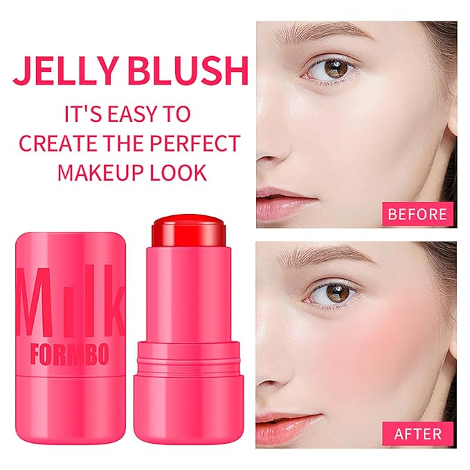 Cooling Water Jelly Tint Blush Makeup Blush Stick 0.18 Oz