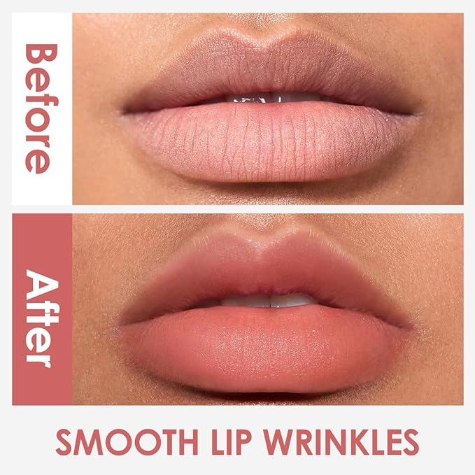 Hydrating Lip Serum Cream, Longlasting Moisturizing, Lightweight Lip Gloss, Semi-Matte Lipstick with Vitamin E, Crithmum Maritimum Essential oil, C206