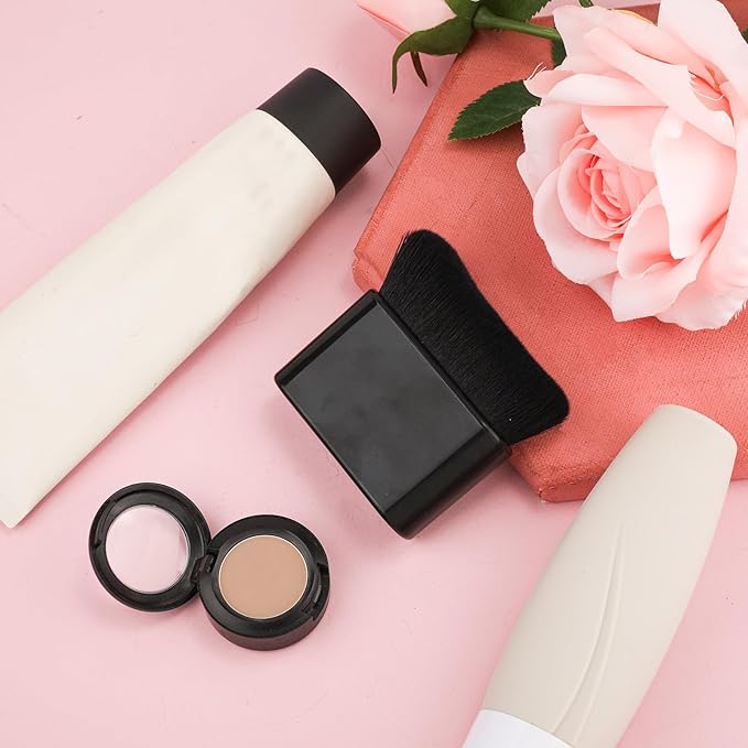 Self Tanning Brush, Self Tanner Applicator Brush Foundation Body Makeup Brushes Self Tan Brush for Kabuki Face Spray(Black)