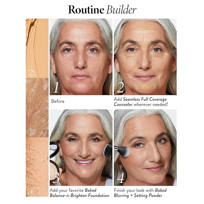 LAURA GELLER NEW YORK Seamless Finish Full Coverage Concealer, Porcelain