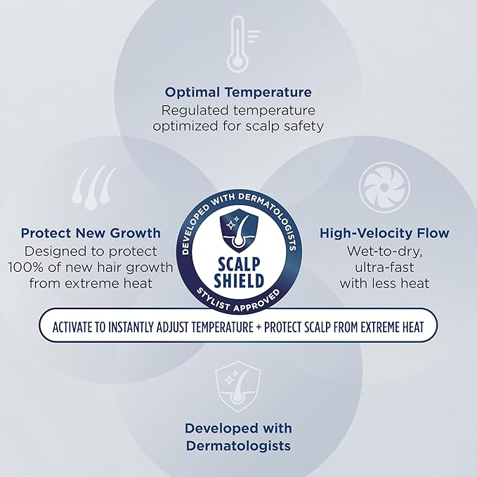 Shark FlexFusion Hair Straightener & Powerful Hair Dryer with Diffuser, Fusion Hair Brush, Ceramic Air Styler with Auto-Wrap Hair Curlers, Ceramic Plates, Cosmic Blush HD642S