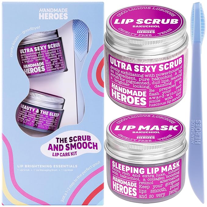 100% Natural Lip Scrub, Vegan Conditioning