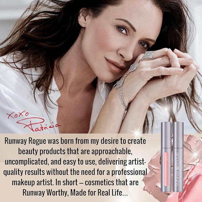 Runway Rogue Designer Liner Lip Pencil, Matte Muted Raspberry Lip Liner Pencil and Lip Liner Sharpener, ‘Open Call’