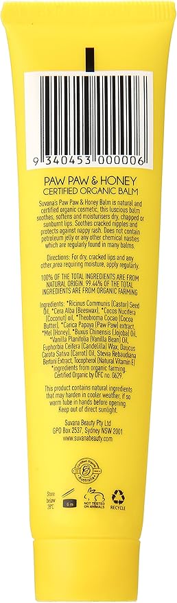 Certified Organic Paw Paw & Honey oz