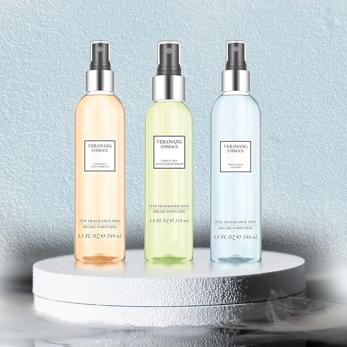 Vera Wang Embrace Periwinkle and Iris Body Mist 8.4 fl oz (Pack of 1), Notes of Bergamot, Periwinkle, and Vanilla, Women's Fragrance, Long Lasting, Everyday Fragrance