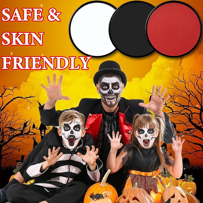 3 Pcs Halloween Face Paint Special