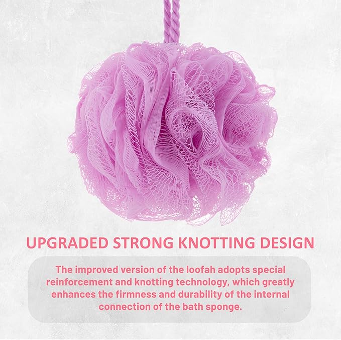 5 piece exfoliating loofah set