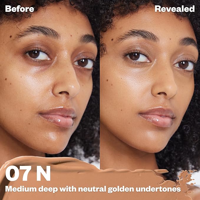 Kosas Revealer Concealer - Medium Coverage Makeup with 07 N)