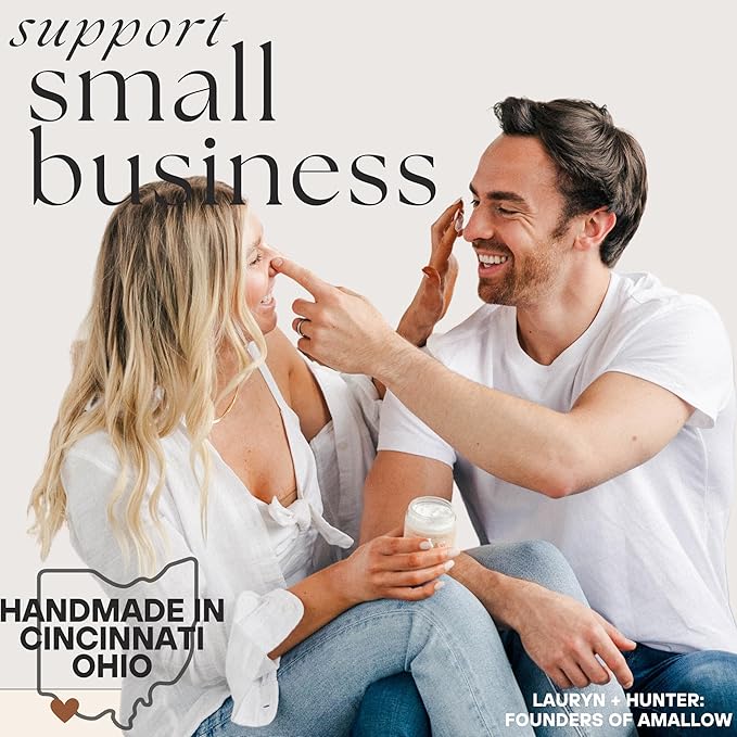 100% Grass Fed Beef Tallow for Skin Care - Face + Body - Whipped Moisturizer - Natural Lotion, 4 FL. oz. (Clean Cloud)