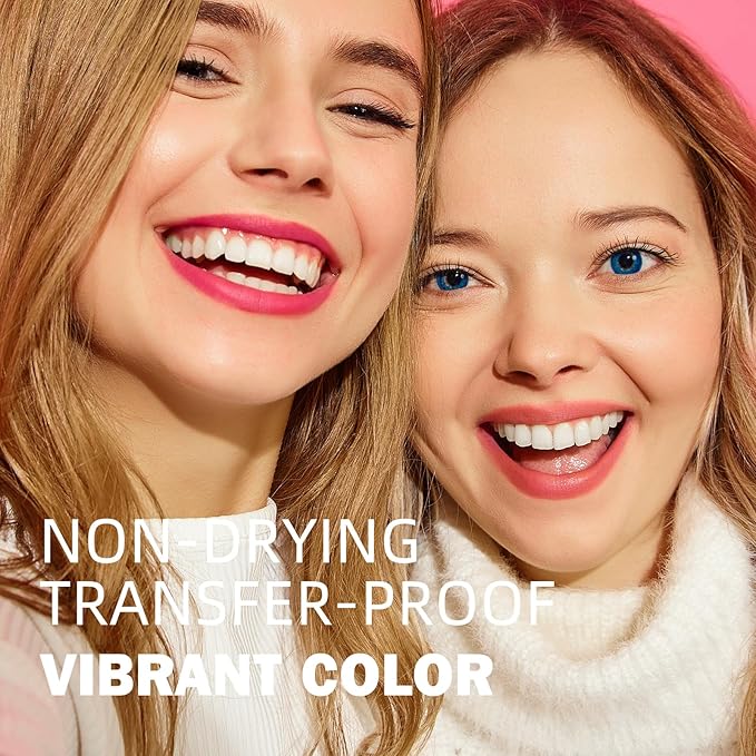 KIMUSE Lip Stain Tip Marker Set, Long Lasting Long