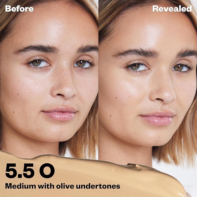 Kosas Revealer Concealer - Medium Coverage Makeup with 5.5 O)