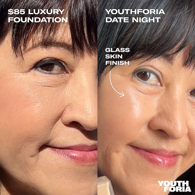 Youthforia Date Night Skin Tint Serum Foundation, Light-Medium Golden Undertones
