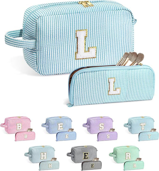 YOOLIFE Makeup Bag - Initial