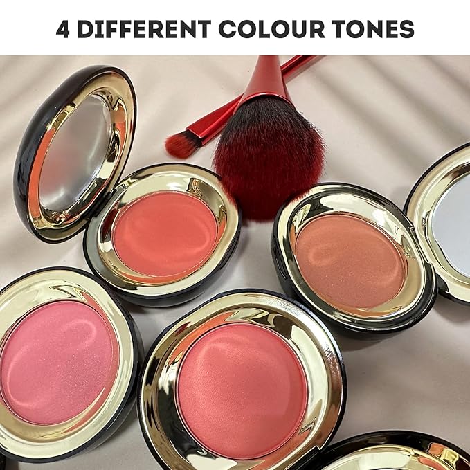 Face Blush for Cheeks Waterproof Smooth Creamy Formula,