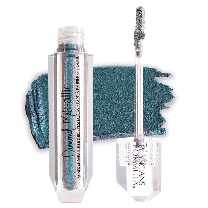 Cream Eyeshadow By Physicians Formula Mineral Wear Diamond Metallic Liquid Eyeshadow Beam of Blue