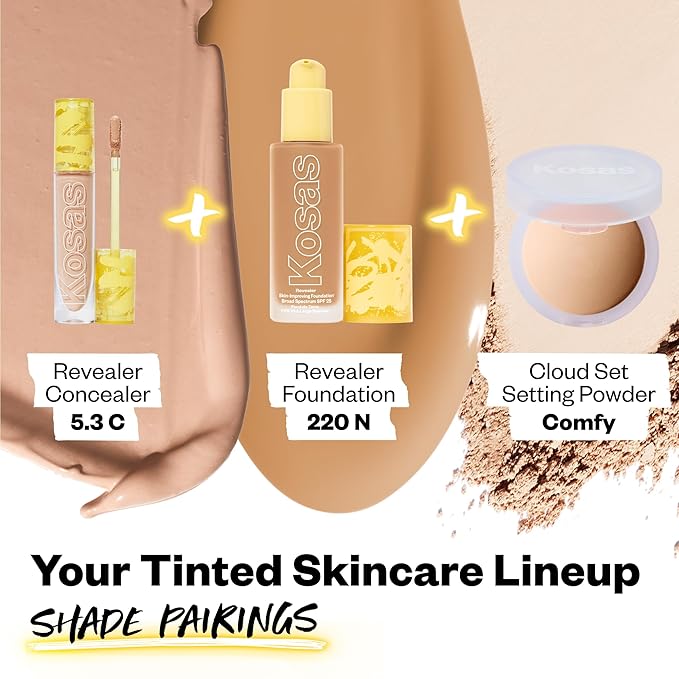 Kosas Revealer Concealer - Medium Coverage Makeup with 5.3 C)