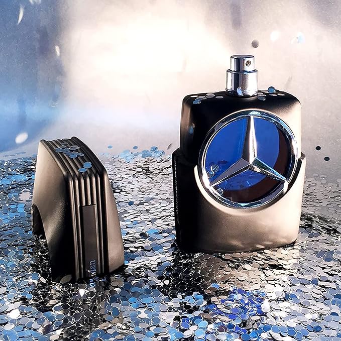 Mercedes-Benz Man - Elegant Fragrance With Sensual, Floral, Woody Notes - Mesmerize The Senses With Original Luxury Men’s Eau De Toilette Spray - Endless Day Through Night Scent Payoff - 3.4 Oz
