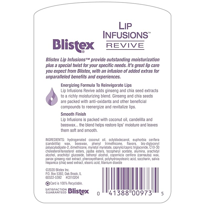 Blistex Lip Infusions Revive Lip Moisturizer