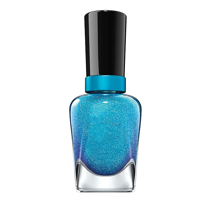 Sally Hansen Miracle Gel™, Flash-ionista, Long Lasting, Gel-Like Formula, No UV Lamp Needed, Blue Nail Polish