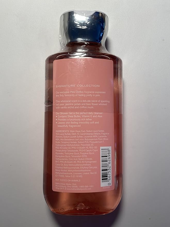 Bath & Body Works Pink Chiffon 10.0 oz Shower Gel