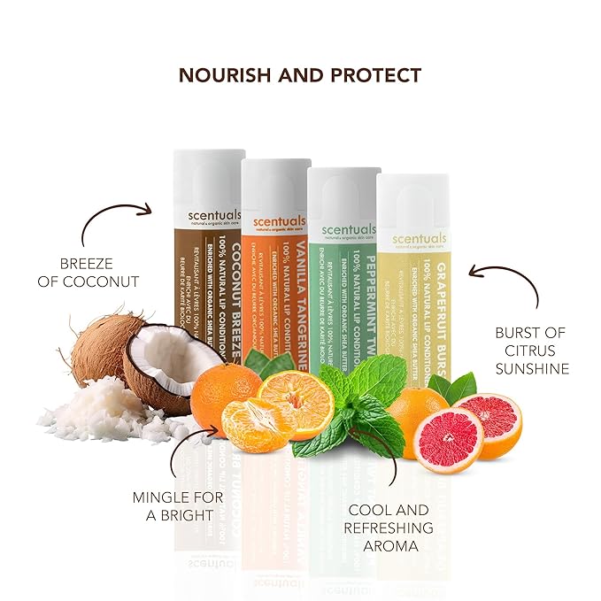 Lip Balm Set of 4, Made