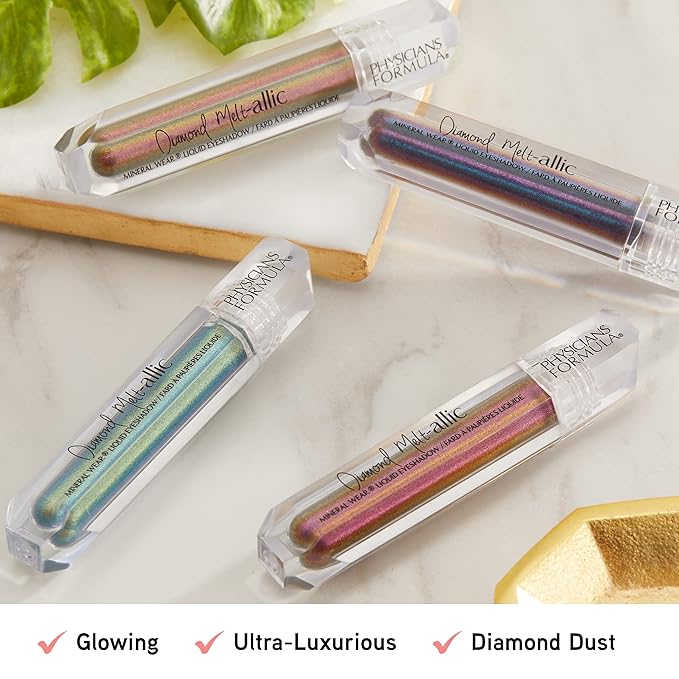 Cream Eyeshadow By Physicians Formula Mineral Wear Diamond Metallic Liquid Eyeshadow Shimmer Bronze Brilliance