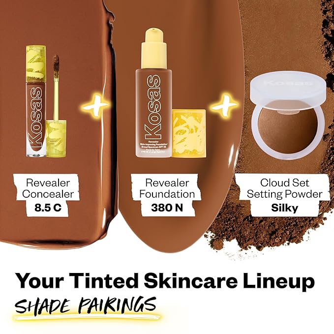 Kosas Revealer Concealer - Medium Coverage Makeup with 8.5 C)