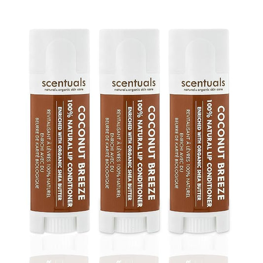 Lip Balm Set of 3, Made Natural