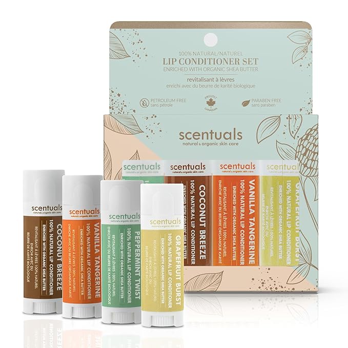 Lip Balm Set of 4, Made