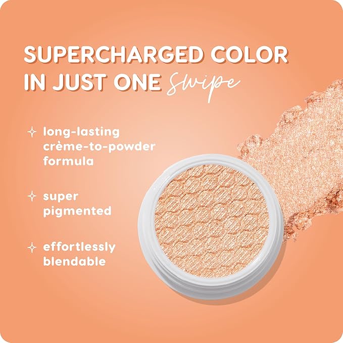 ColourPop Super Shock Shadow - High-Pigment, Crème-Powder Eye Makeup - Single Glitter Eyeshadow with Minimal Fallout and Unique Bouncy Texture - Metallic Nude Eyeshadow - La Mesa (0.07 oz)