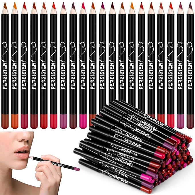 84 Pcs Bulk Lip Liner Pencil Set Long Long