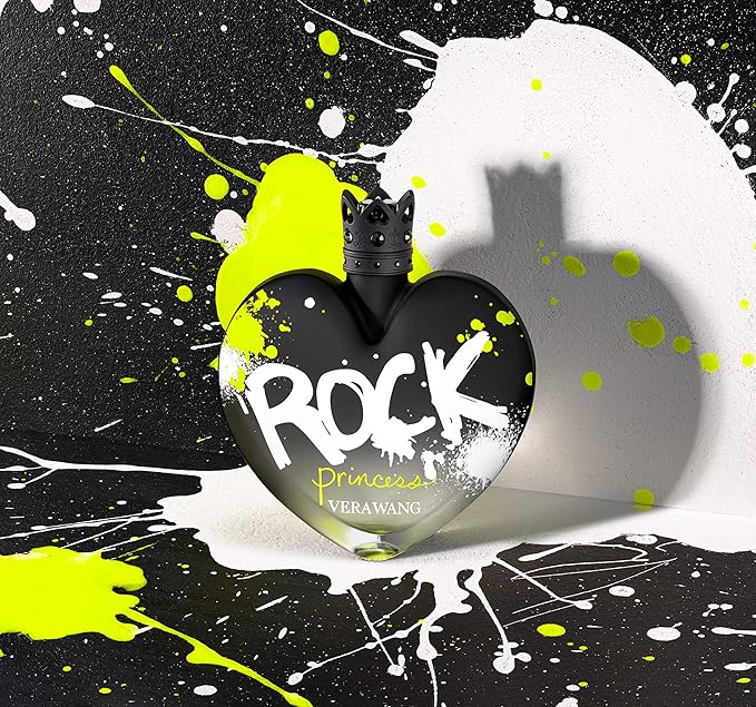 Vera Wang Rock Princess Eau de Toilette 1.7 fl oz (Pack of 1), Notes of Peach, Jasmine, and Vanilla, Women's Fragrance, Long Lasting, Everyday Fragrance, Travel Size