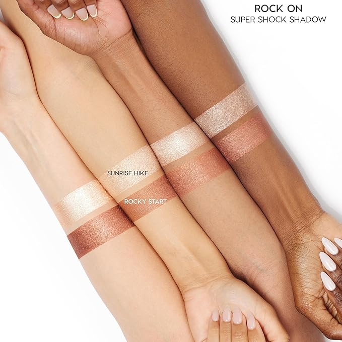 ColourPop Super Shock Shadow - High-Pigment, Crème-Powder Eye Makeup - Single Glitter Eyeshadow with Zero Fallout and Unique Bouncy Texture - Soft Golden Ivory Eyeshadow - Sunrise Hike (0.07 oz)