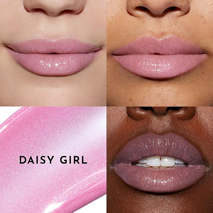 Forget the Filler Lip Plumping Line Smoothing Gloss - Daisy Girl - Premium Volumizing Lip Gloss with Natural Ingredients Designed to Plump, Firm, and Hydrate Lips 0.11 oz