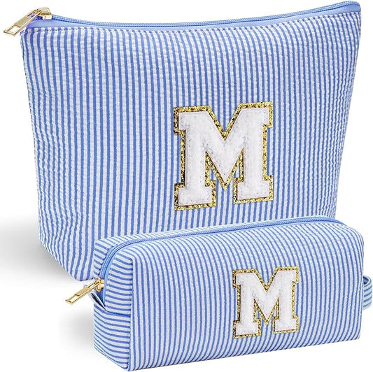 Yoolife initial makeup bag, makeup