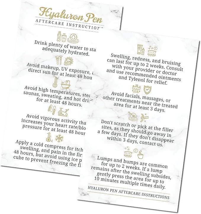 100 Pack - Premium Hyaluron Pen Supplies