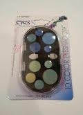 L.A. Colors 10 Color Eyeshadow, Splash,