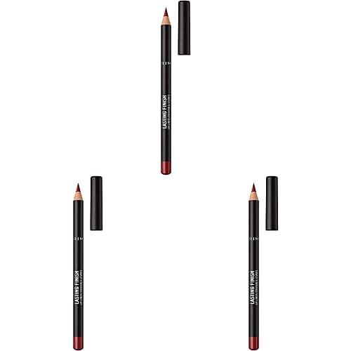Rimmel Lasting Finish 8HR Lip Liner, 580 Bitten Red, Pack of 1 (Pack of 3)