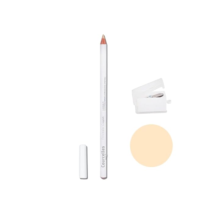 [K-Beauty Makeup] Courcelles Concealer Pencil CC700/CC800, Soft type-Natural (CC700-Light Beige+Sharpener)