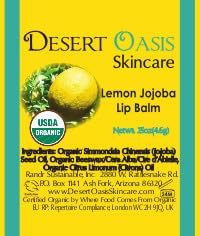 2-Pack Organic Lemon Lip Balm -