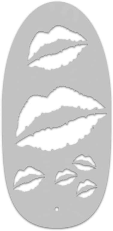 Stencil1FX Kisses Makeup Stencil - Kissing