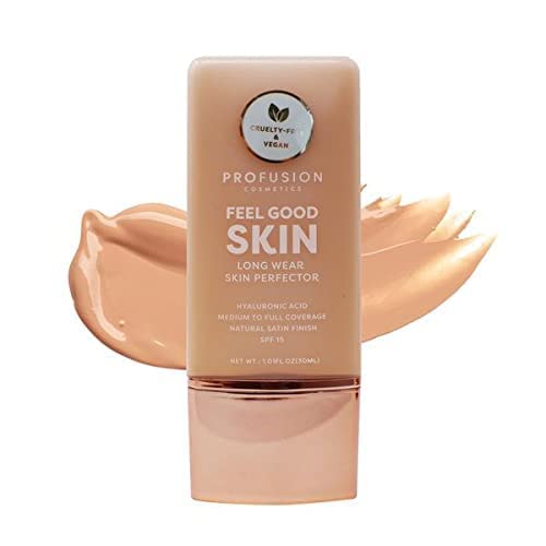 Profusion Cosmetics Lightweight Liquid Foundation for a Flawless Light 3