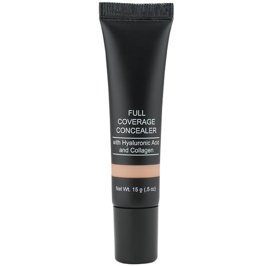 Jolie Full Coverage Concealer W/Hyaluronic Acid & Collagen Collagen (Tan)