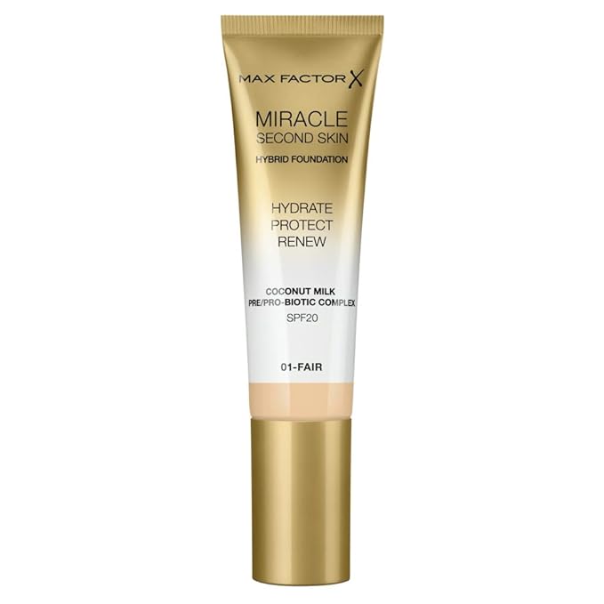 Max Factor Miracle Second Skin Foundation SPF 20-01 1.01 oz