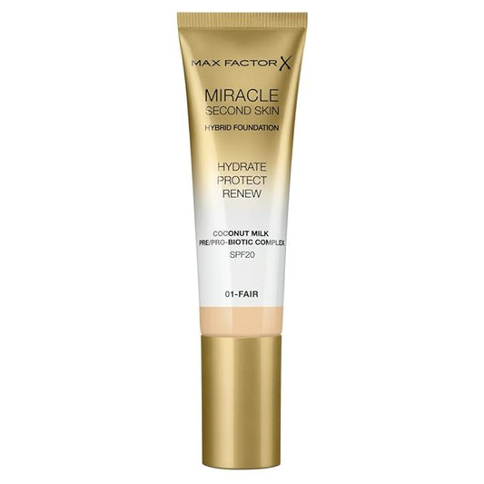 Max Factor Miracle Second Skin Foundation SPF 20-01 1.01 oz