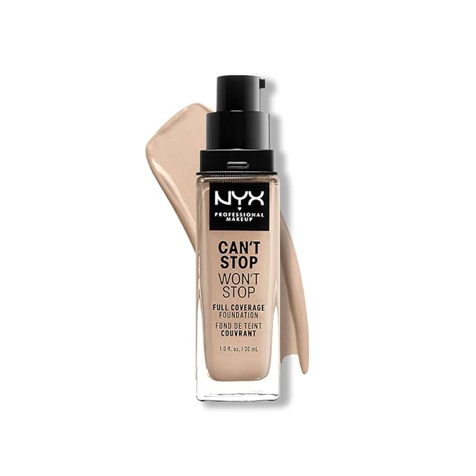 NYX PROFESSIONAL MAKEUP Can't Stop Won't Stop Foundation, - Alabaster