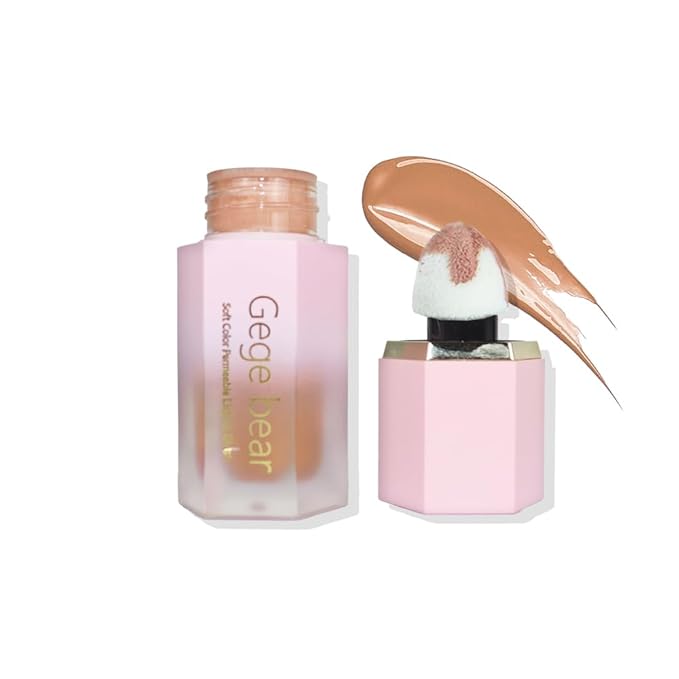 Lightweight Liquid Blush,Wearing Skin Tint Blush Makeup for Natural Flush